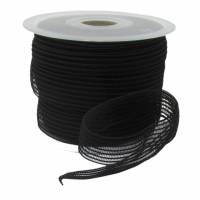 Gittergummiband Smokeband  weiß oder schwarz 25mm breit elastisch gummi Meterware, 1meter Bild 8