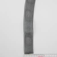 Gittergummiband Smokeband  weiß oder schwarz 35mm breit elastisch gummi Meterware, 1meter Bild 9