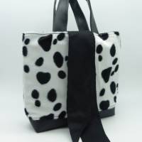 Kleine Handtasche 'Dalmatiner', Unikat hessmade Bild 1