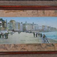 Antik Tablett Ostende mit Fischhaut ca. 1910 Bild 2