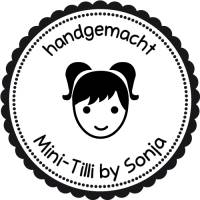 Kindergartentäschen, Henkeltäschchen für Kinder - Eulen blau rot Bild 7