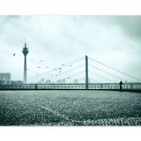 Düsseldorf Fernsehturm Alu-Print 30 x 40 cm hochwertige Alu-Dibond Platte Wandbild Kunstdruck Bild 5