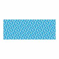 Stiftebecher Pixel blau inkl. 12 Dreikant Buntstiften Kinder Stifteköcher Stiftehalter Schreibtisch Organizer Bild 3
