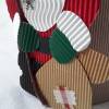 Geschenkbox Weihnachtsmann mit Stock und Sack, Nikolaustag, Weihnachtsgeschenk, Mitbringsel, Handarbeit aus Wellpappe Bild 4