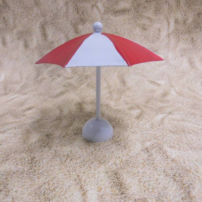 Miniatur Sonnenschirm , Schirm  zur Dekoration oder zum Basteln für den Feengarten oder Puppenhausgarten