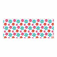 Stiftebecher Blumem rot/blau inkl. 12 Dreikant Buntstiften Kinder Stifteköcher Stiftehalter Schreibtisch Organizer Bild 3