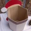 Weihnachtsmann-Geschenkbox groß, Geschenk zum Nikolaustag, Weihnachtsgeschenk, Mitbringsel, Handarbeit aus Wellpappe Bild 2