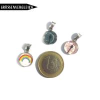 Unikat Regenbogen Mini Charme aus Echt Silber Bild 3
