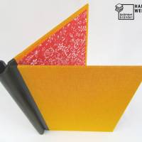 Klemm-Mappe für DIN A4, max. Füllhöhe 3 cm, sonnenschein orange rot Bild 1