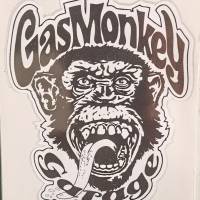 Gas Monkey Garage - Aufkleber, schwarz Bild 1