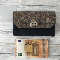 Geldbörse Geldbeutel Geldtasche - Kork Marokanische Fliese Drehverschluss Bild 3