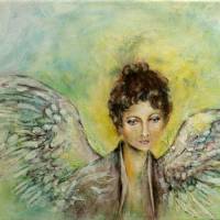 Kunstkarte "Engel der Annahme" Bild 1