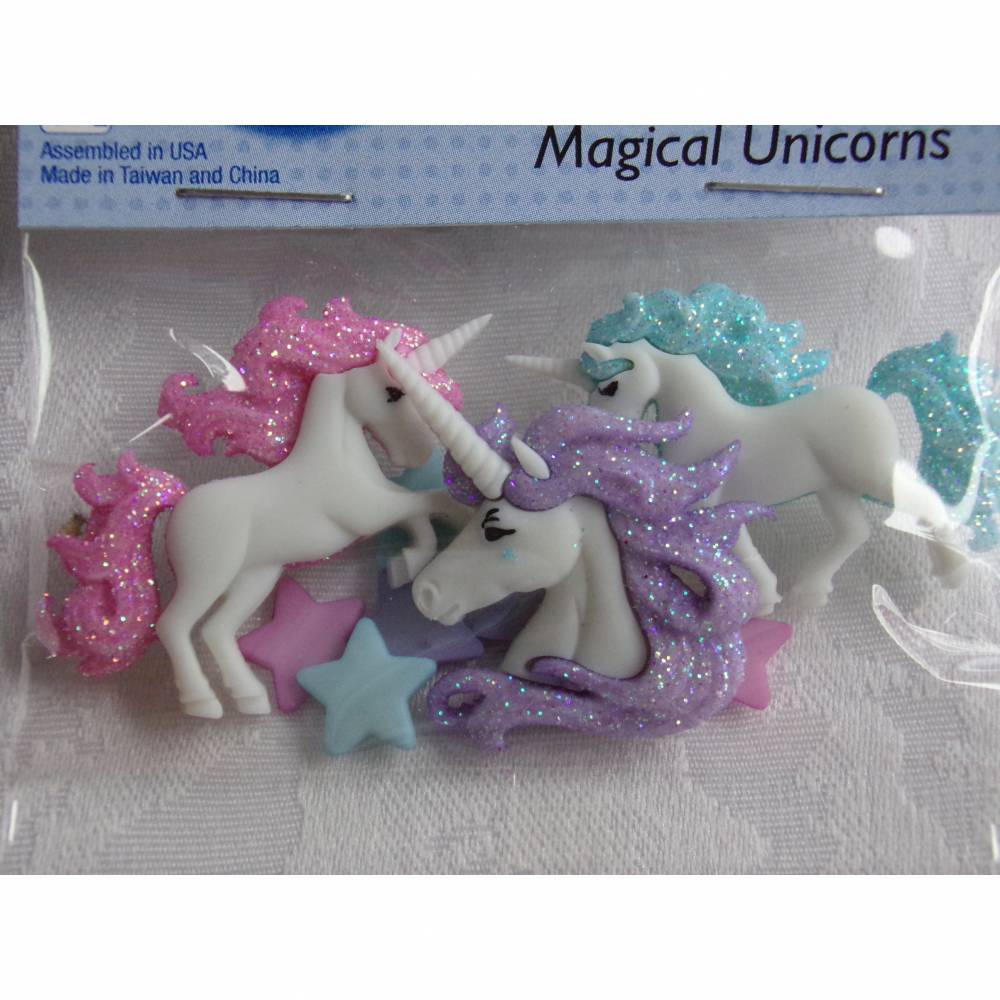 Dress It Up Knöpfe Magische Einhörner Magical Unicorns 33-9357 