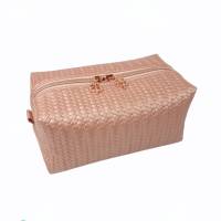 Beautycase oder Stiftemäppchen in rosegold, BoxBag Bild 1