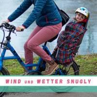 Fahrradsitz Beinwärmer, Wind- und Wetterschutz für den Fahrradsitz für Kleinkinder ~ "Snugly" ~ neue Designs! Bild 1