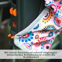 Fahrradsitz Beinwärmer, Wind- und Wetterschutz für den Fahrradsitz für Kleinkinder ~ "Snugly" ~ neue Designs! Bild 3