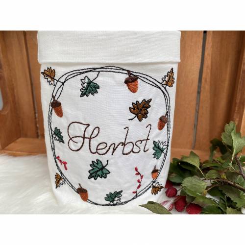 Stickdatei Herbst Rahmen mehrere Größen