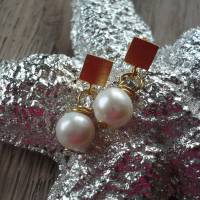 Extravagante,handgefertigte echte Perlenkette,modernes Perlen-Collier,Handgefertigte Eexclusive Perlenkette,Unikat, Bild 6