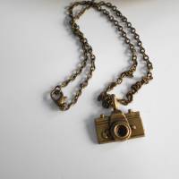 Kamera,  Bronze Halskette  Kette Bild 3