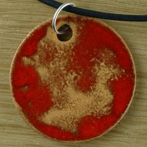 Orgineller Keramik Anhänger Sydney. Australien Souvenir Geschenk Halskette  Schmuck Amulett verstellbare Kette Talisman Bild 2