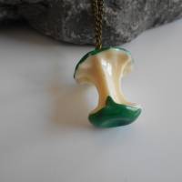 Apfelkitsche 3D Bronze lange Halskette schrill kawaii Bild 3