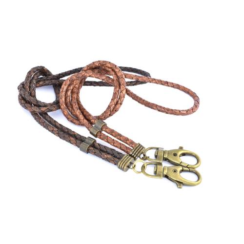 Schlüsselband aus Leder antik-hellbraun oder antik-dunkelbraun