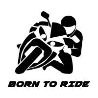 Born to ride Aufkleber Bild 1
