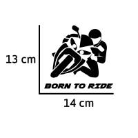 Born to ride Aufkleber Bild 2