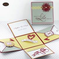Hochzeitsgeschenk Explosionsbox Groß Geldgeschenk personalisiert Wunscherfüller Bild 1