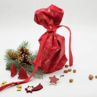 nachhaltige Geschenkbeutel als  Nikolaussack für Advent und Weihnachten Bild 4