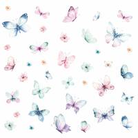214 Wandtattoo Schmetterlinge Aquarell Butterfly - in 6 versch. Größen erhältlich Bild 1