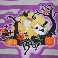 Wendebeanie Mütze Halloween "Boo!" Mädchen Jungen Unisex Geschenk Übergangszeit Bild 3