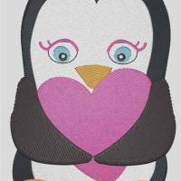 Pinguin mit Herz Bild 2