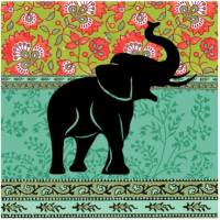 Fliesenaufkleber - Fliesenfolie - Vintage - Shabby - Indien - Elefant - 13048 Bild 4