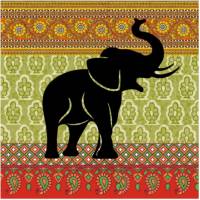 Fliesenaufkleber - Fliesenfolie - Vintage - Shabby - Indien - Elefant - 13048 Bild 5
