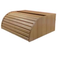 Brotkasten Brotbox Brotbehälter aus Buchenholz, Brot Box aus Buche Holz handgemacht personalisierbar Bild 8