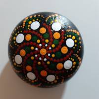 Handbemalter Mandala Stein, dot painting, #11 Bild 1