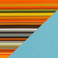 16,50 Euro/m  Nano Softshell Robin mit Streifen in bunt/orange Bild 2