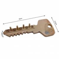 Schlüsselbrett aus Holz Halter für Schlüssel Halterung in Schlüsselform aus Multiplex Birke 15mm Bild 6