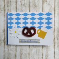 Einladungskarte Bier Breze, Edelweiß, Weißwurstfrühstück, Brunch Bild 2
