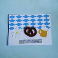Einladungskarte Bier Breze, Edelweiß, Weißwurstfrühstück, Brunch Bild 4