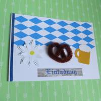 Einladungskarte Bier Breze, Edelweiß, Weißwurstfrühstück, Brunch Bild 6