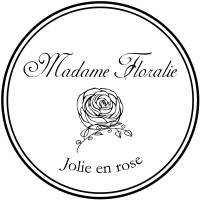 Cabochon Ring Blumen Motiv Rosa Schwarz "Jolie" Geschenkidee für Frauen Bild 6