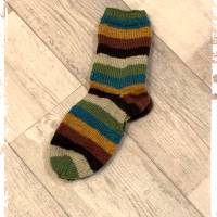 Handgestrickte Socken aus hochwertigen Materialien in Größe 34/35! Bild 2
