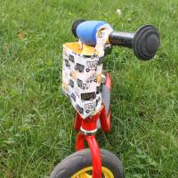 Lenkertasche für Laufrad / Kinderrad / Roller " Laster gelb" Bild 3