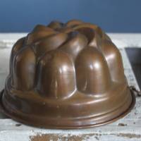 alte Puddingform Kupferform Bild 2