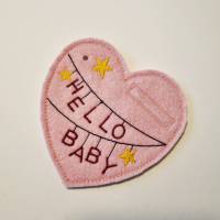 Geschenkanhänger BABY "Girlande" in rosa von he-ART by helen hesse Bild 5