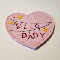 Geschenkanhänger BABY "Girlande" in rosa von he-ART by helen hesse Bild 6