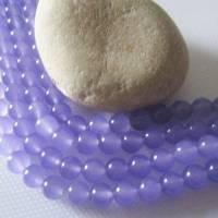 Purple Chalcedon Perlen 8 mm 6A  ein Strang Bild 1