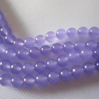 Purple Chalcedon Perlen 8 mm 6A  ein Strang Bild 2